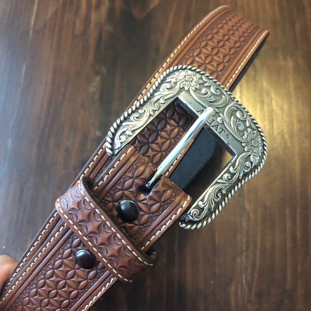 Ariat Handcrafted Leather Belt